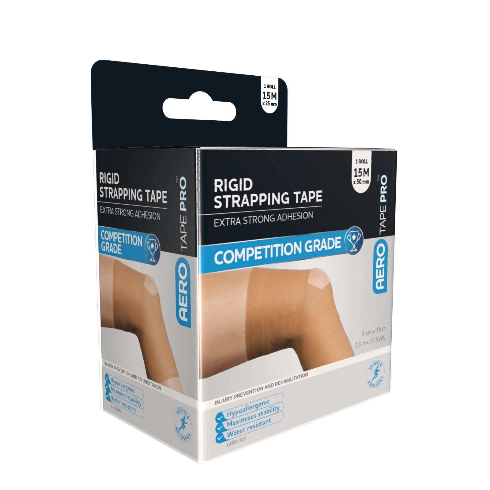 AEROTAPE Rigid Pro Strapping Tape 5cm x 15m Box/1