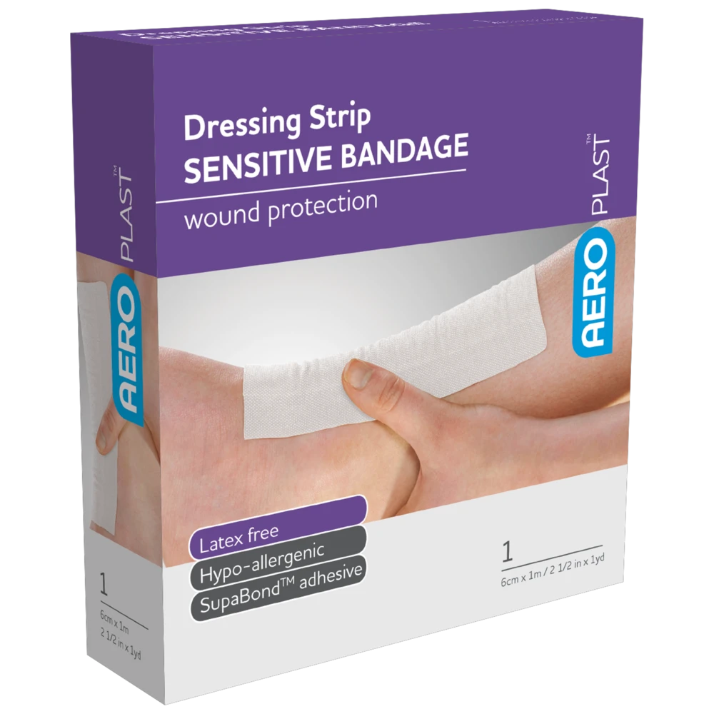 AEROPLAST Sensitive Dressing Strip 6cm x 1M