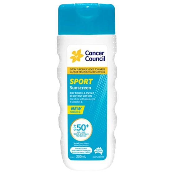 CANCER COUNCIL SPF50+ Sport Sunscreen Bottle 200mL