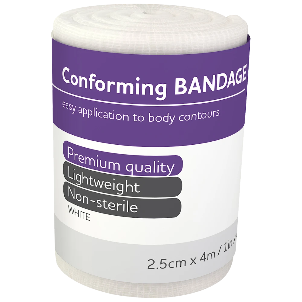 AEROFORM Conforming Bandage 2.5cm x 4M Wrap/12
