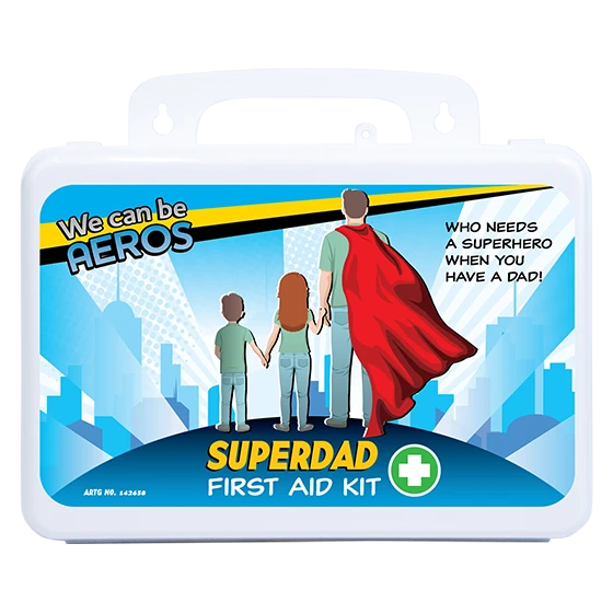 SUPERDAD 2 Series Plastic Waterproof First Aid Kit 21 x 7.5 x 13cm
