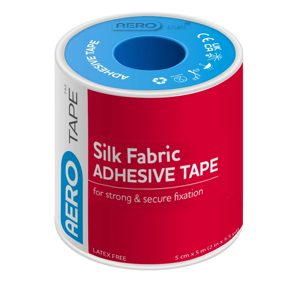 AEROTAPE Silk Fabric Adhesive Tape 5cm x 5M