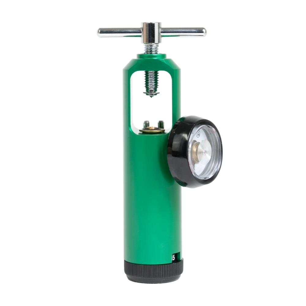 Oxygen Regulator 0-15LPM 1 HP Outlets