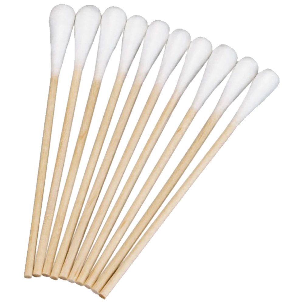Sterile 7.5cm Wood Single Ended Applicators Bag/5