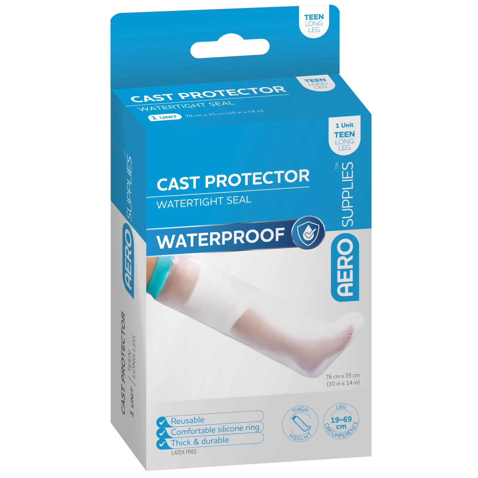 AEROSUPPLIES Cast Protector Teenage Long Leg