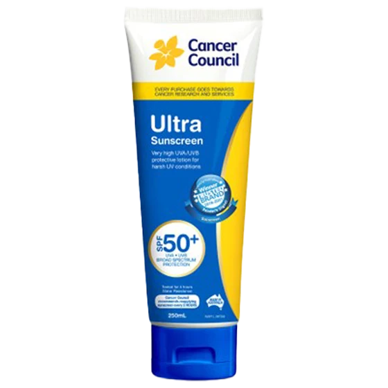 CANCER COUNCIL SPF50+ Ultra Sunscreen Tube 250mL