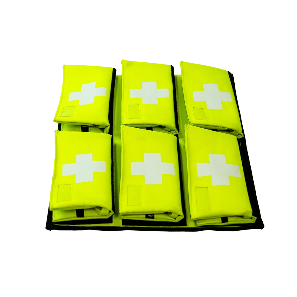 Allergy Board Insert and 6 First Aid Kit Bags 44cm x 37cm