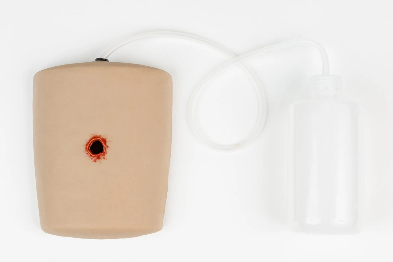 TRAUMASIM Haemostatic Clotting Trainer - Gunshot Wound