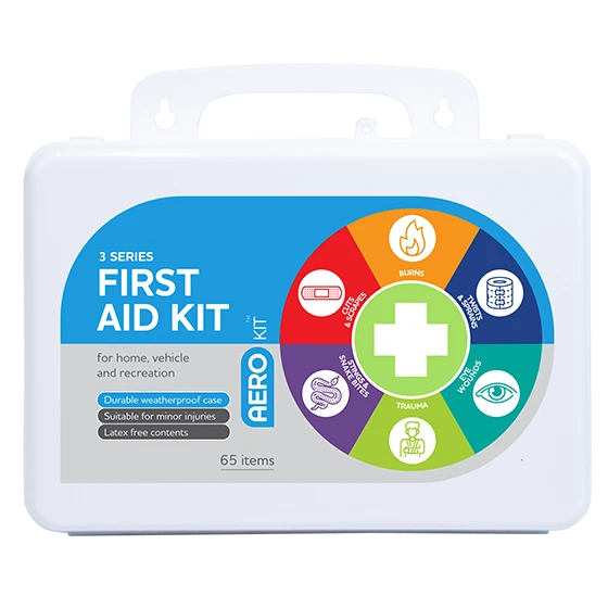 AEROKIT 3 Series Plastic Waterproof First Aid Kit 25 x 8 x 17cm