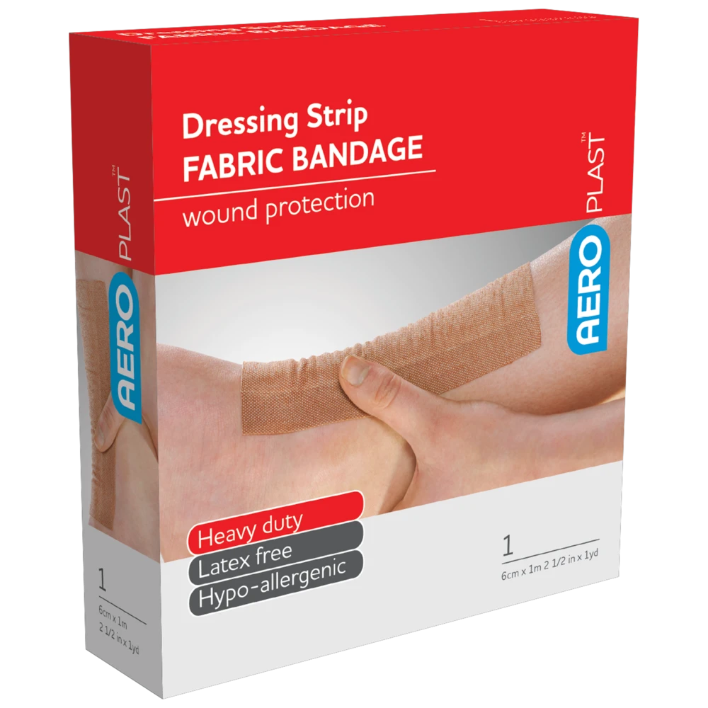 AEROPLAST Premium Fabric Dressing Strip 6cm x 1M