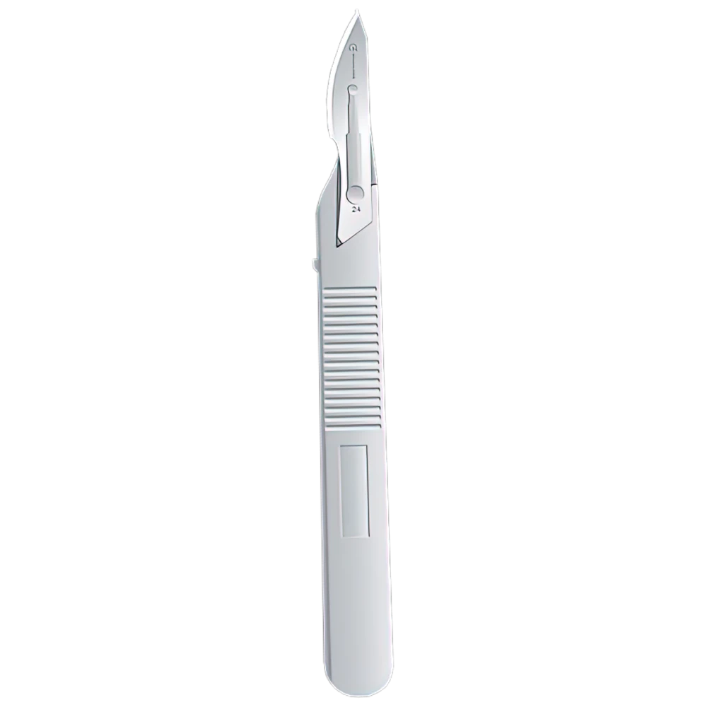 AEROINSTRUMENT Disposable No 24 Scalpel Blade & Handle Sterile