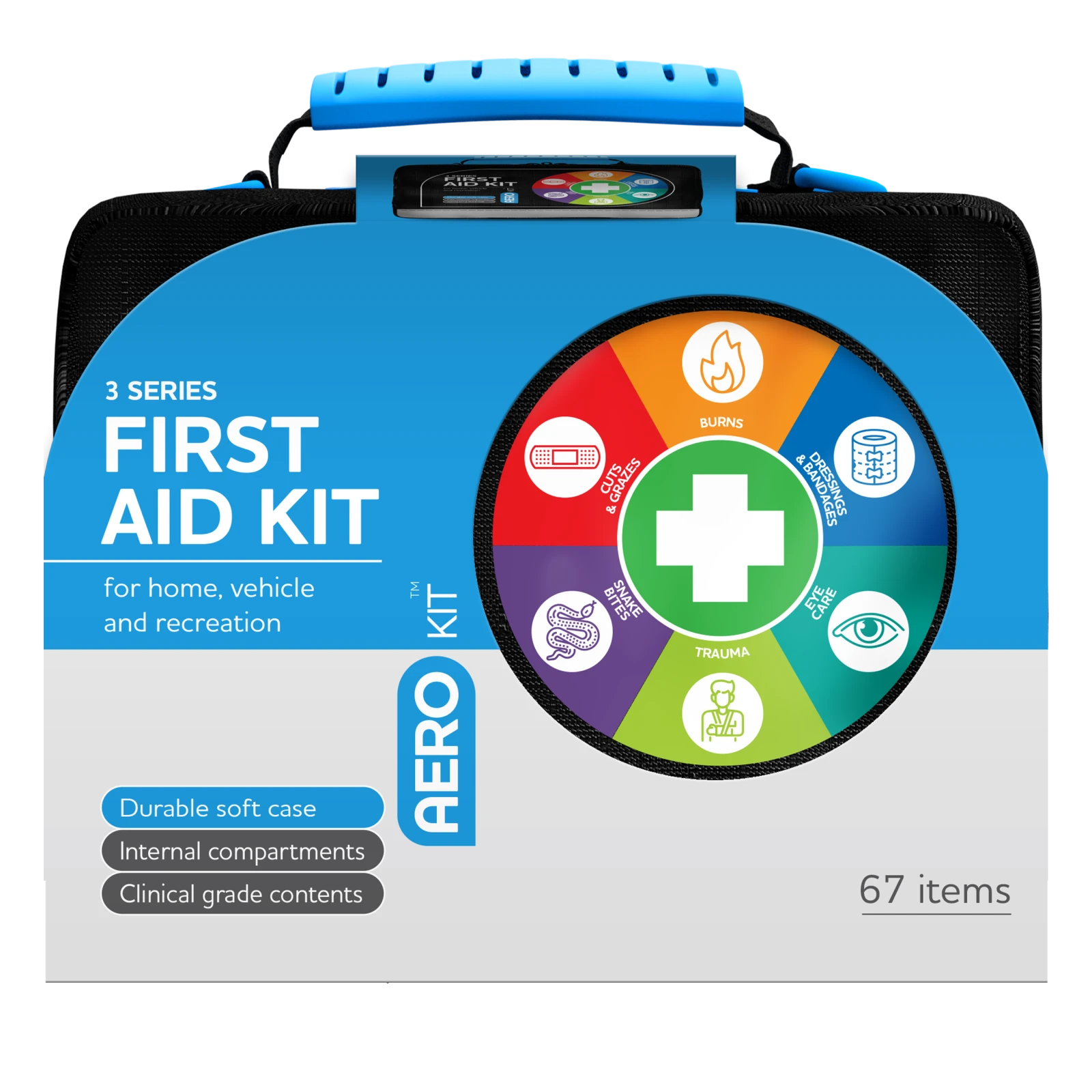 AEROKIT 3 Series First Aid Softpack Black