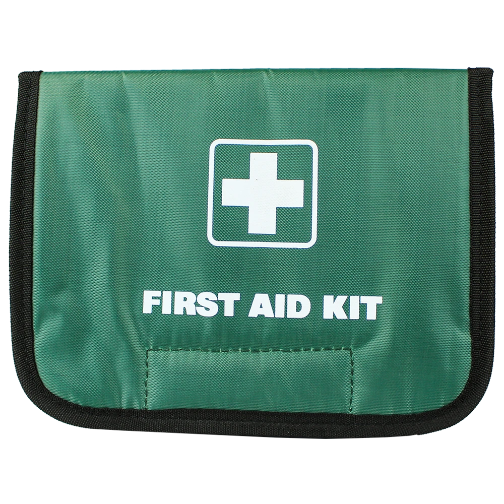 AEROBAG Green Fold-Over First Aid Bag 21.5 x 4.5 x 15.5cm