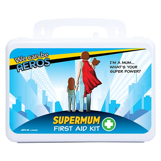SUPERMUM 2 Series Plastic Waterproof First Aid 21 x 7.5 x 13cm