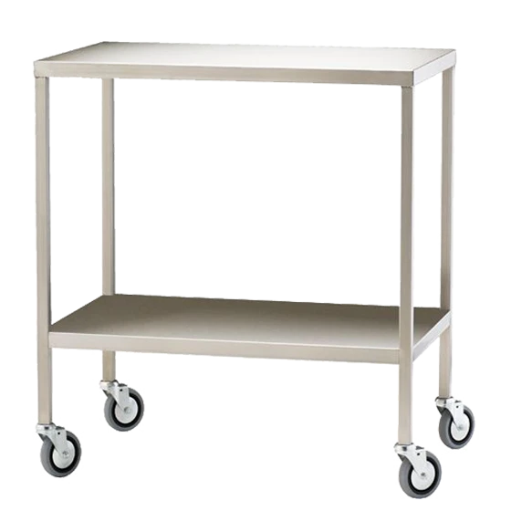 Medium Stainless Steel Trolley 80 x 50 x 90.5cm