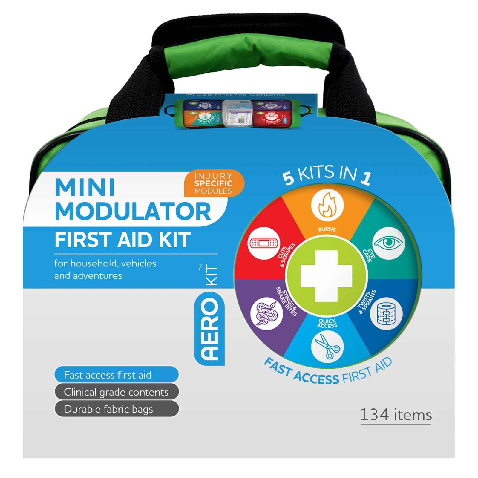 AEROKIT 3 Series Modulator Mini Softpack First Aid 25 x 15 x 21.5cm