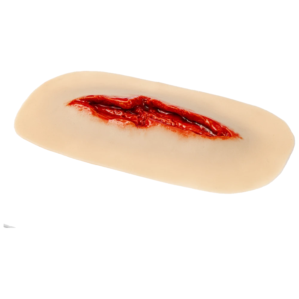 TraumaSim Self-Adhesive Laceration Jagged