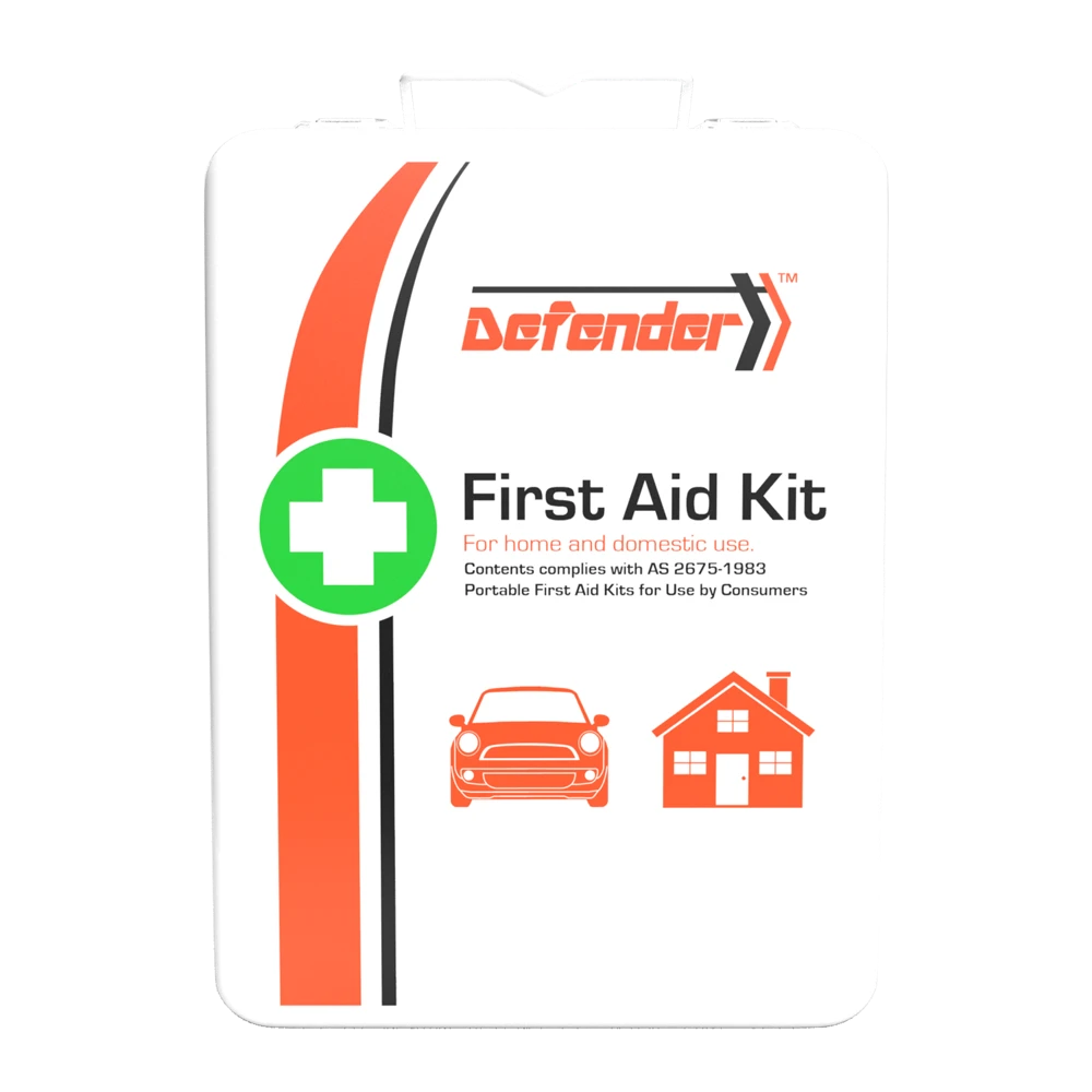 DEFENDER 3 Series Metal Tough First Aid Kit 17 x 6.5 x 24cm