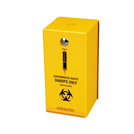 AEROHAZARD Steel Sharps Disposal Safe 2L (includes 2 x SD2000)