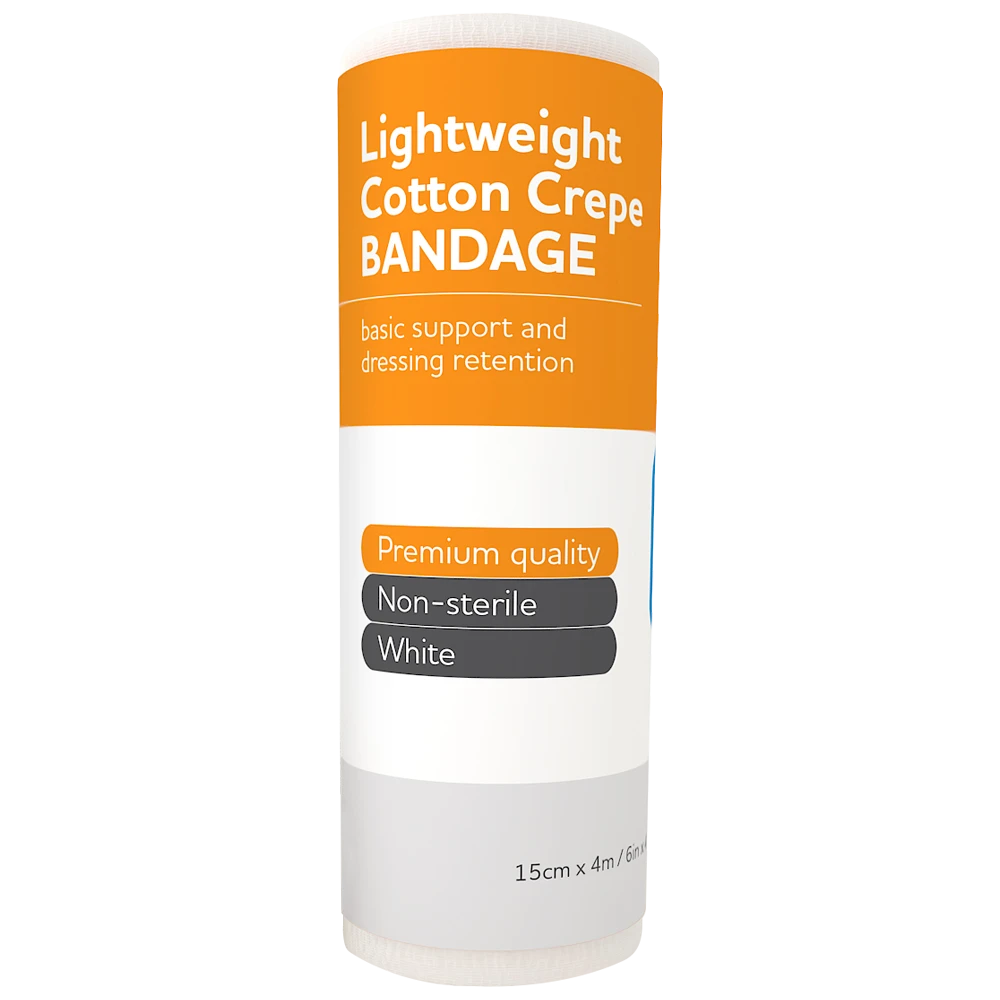 AEROCREPE Light Cotton Crepe Bandage 15cm x 4M Wrap/12