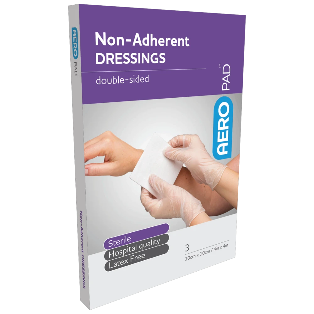 AEROPAD Non-Adherent Dressing 10 x 10cm Box/3