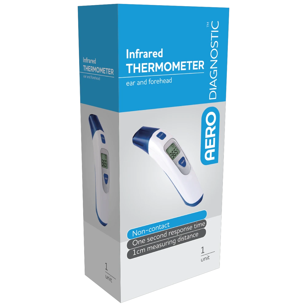 AERODIAGNOSTIC Personal Infrared Ear and Forehead Thermometer