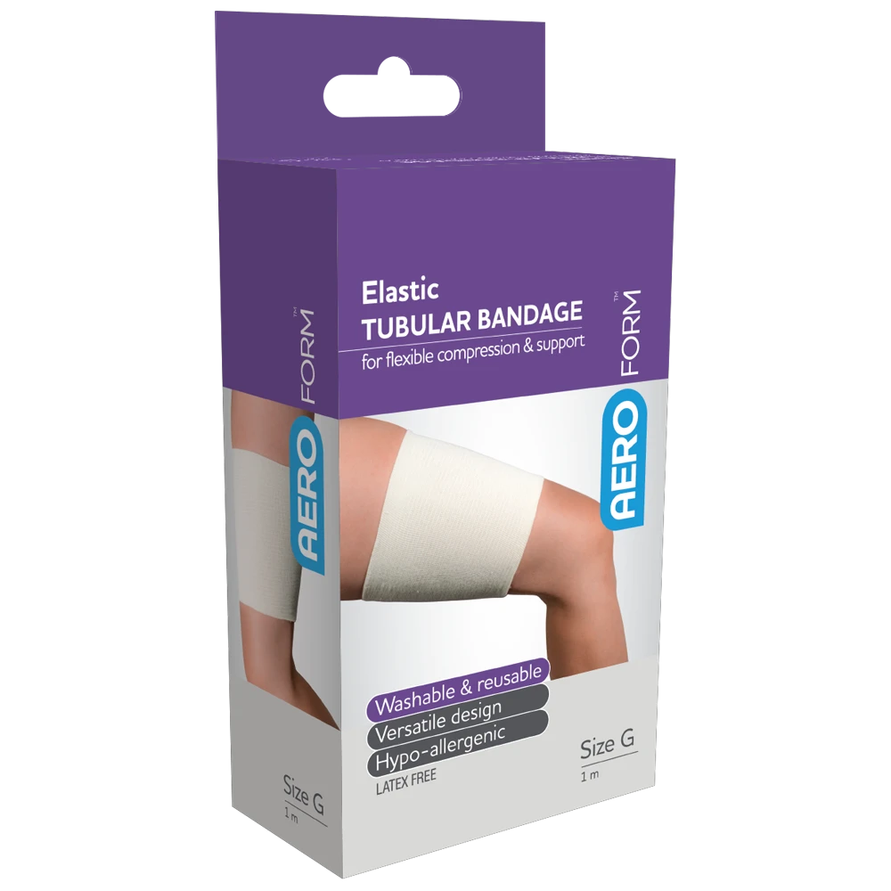 AEROFORM Size G Large Thighs Elastic Tubular Bandage 12cm x 1M