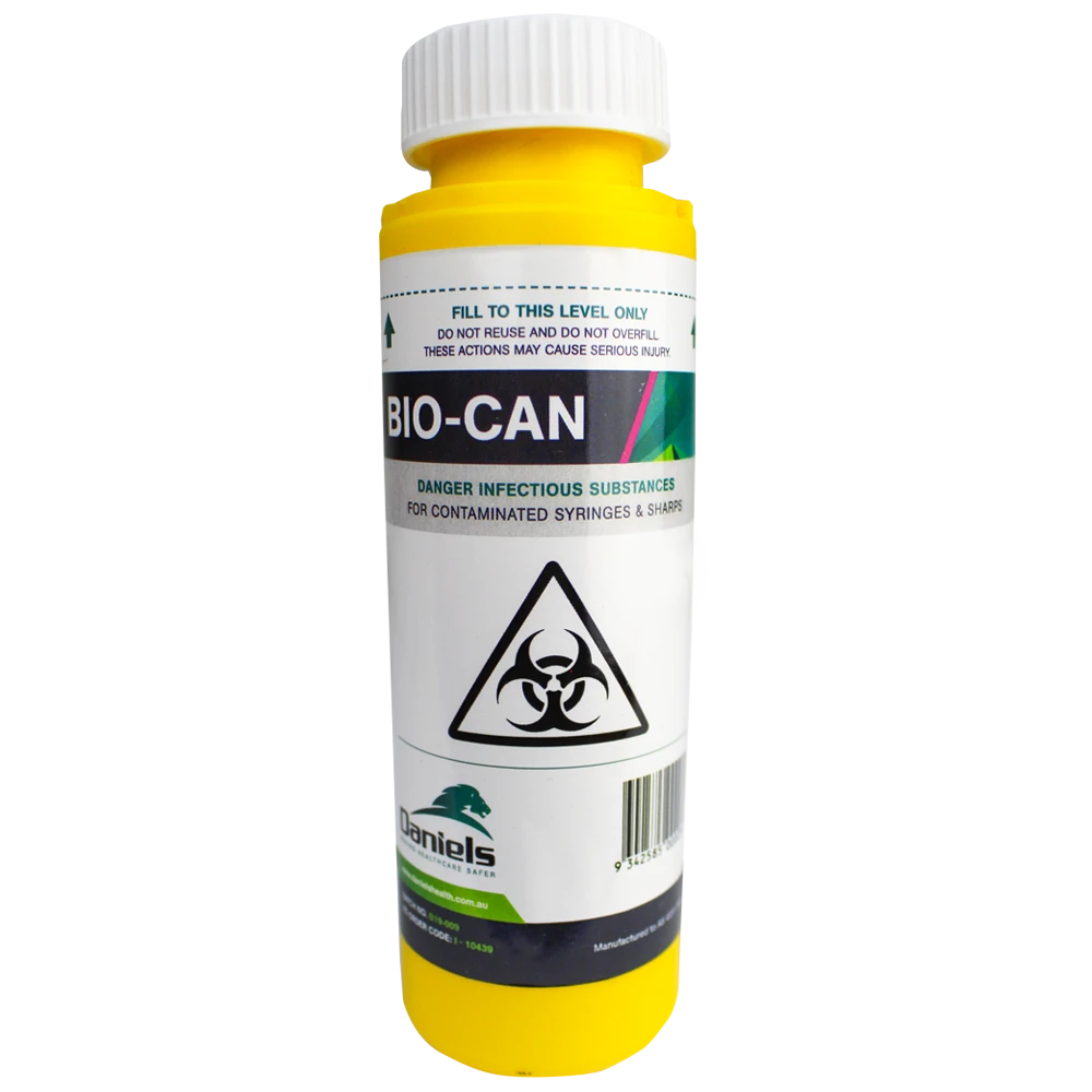 AEROHAZARD Sharps Disposal Container 125mL